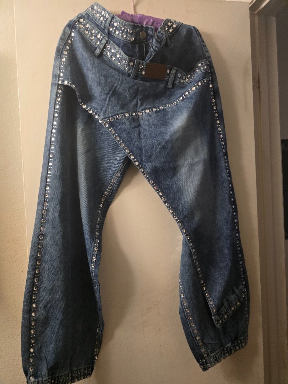 Rhinestone jeans
